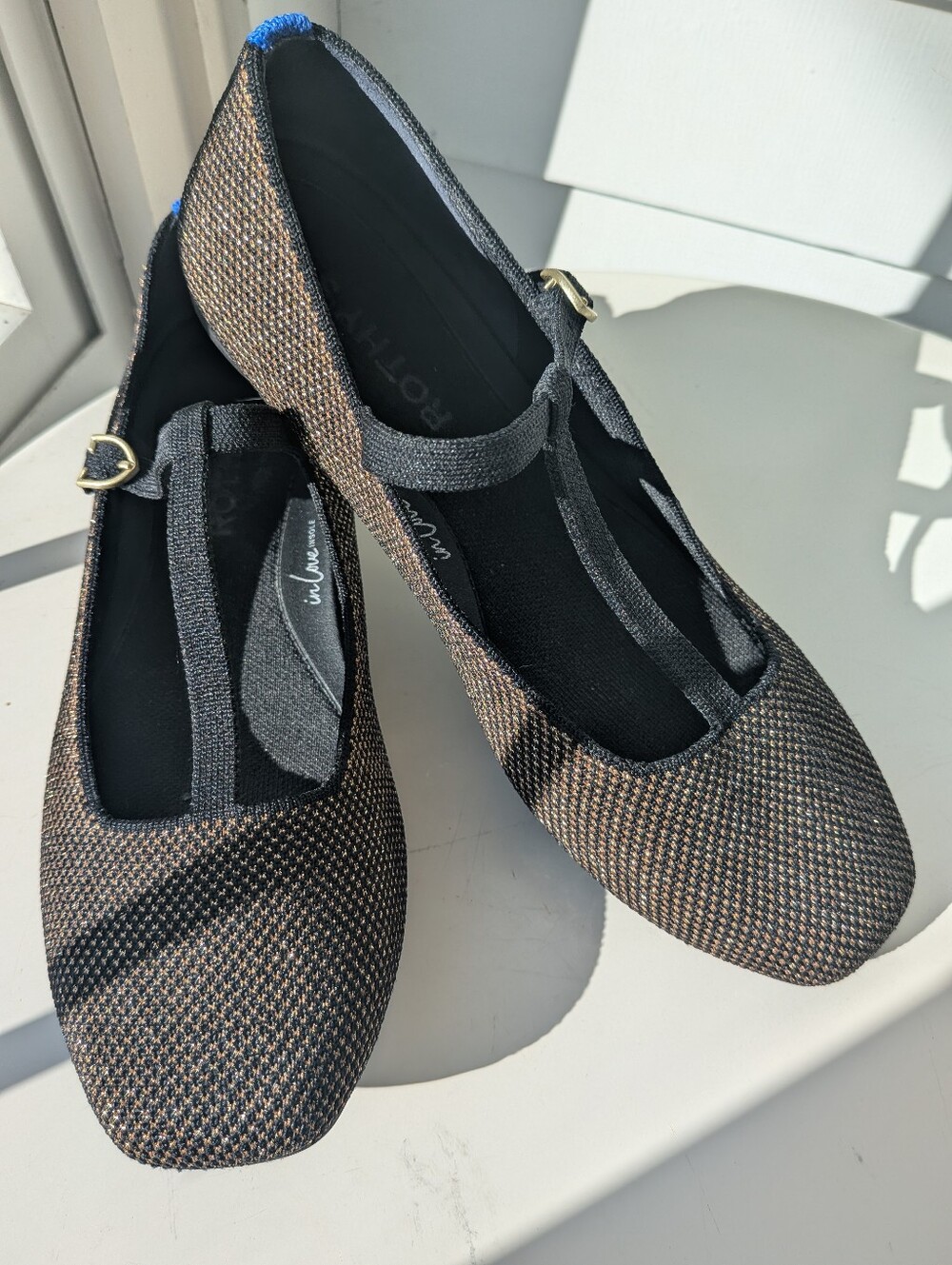 Rothy's Square Mary Jane Flats